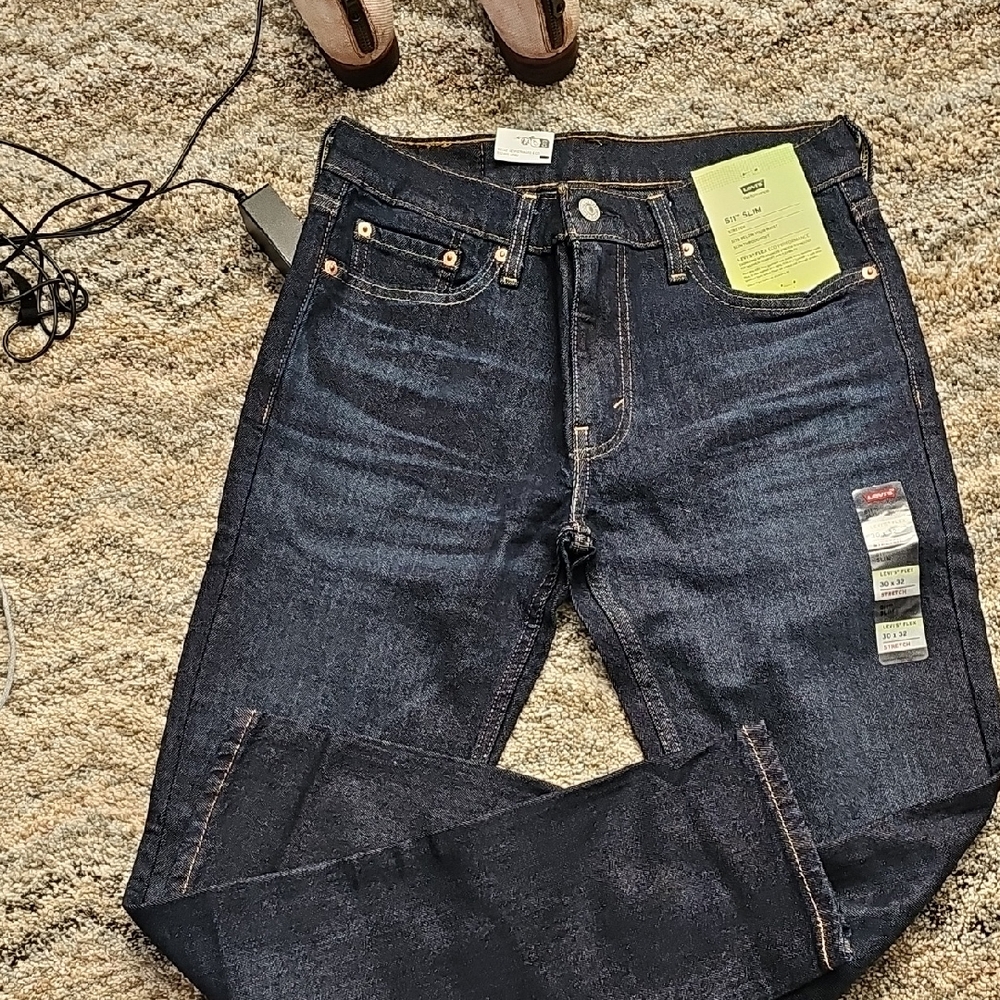Levi's Men's Deep Indigo Straight Jeans